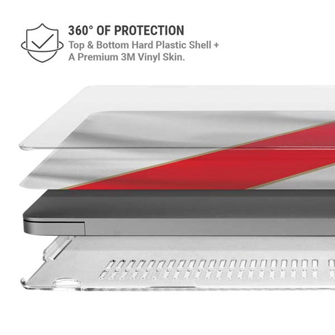 Peru Soccer Flag MacBook Pro 14in (2021-24) Case plus Skin